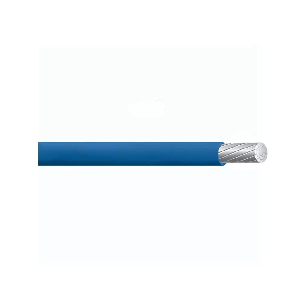 1 AWG 600V RW90 X-LINK Aluminum Cable, Blue