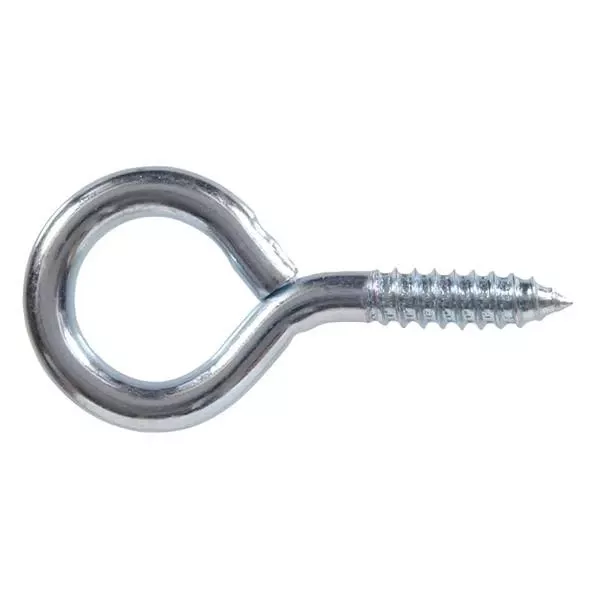 .106" X 1-1/8" Zinc-plated Medium Eye Screw Eye Hillman Hook And Eye 851728
