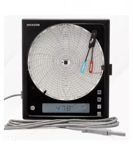 Dickson TH8-11 8" Temperature and Humidity Chart Recorder with extension cable, 32 to 120°F