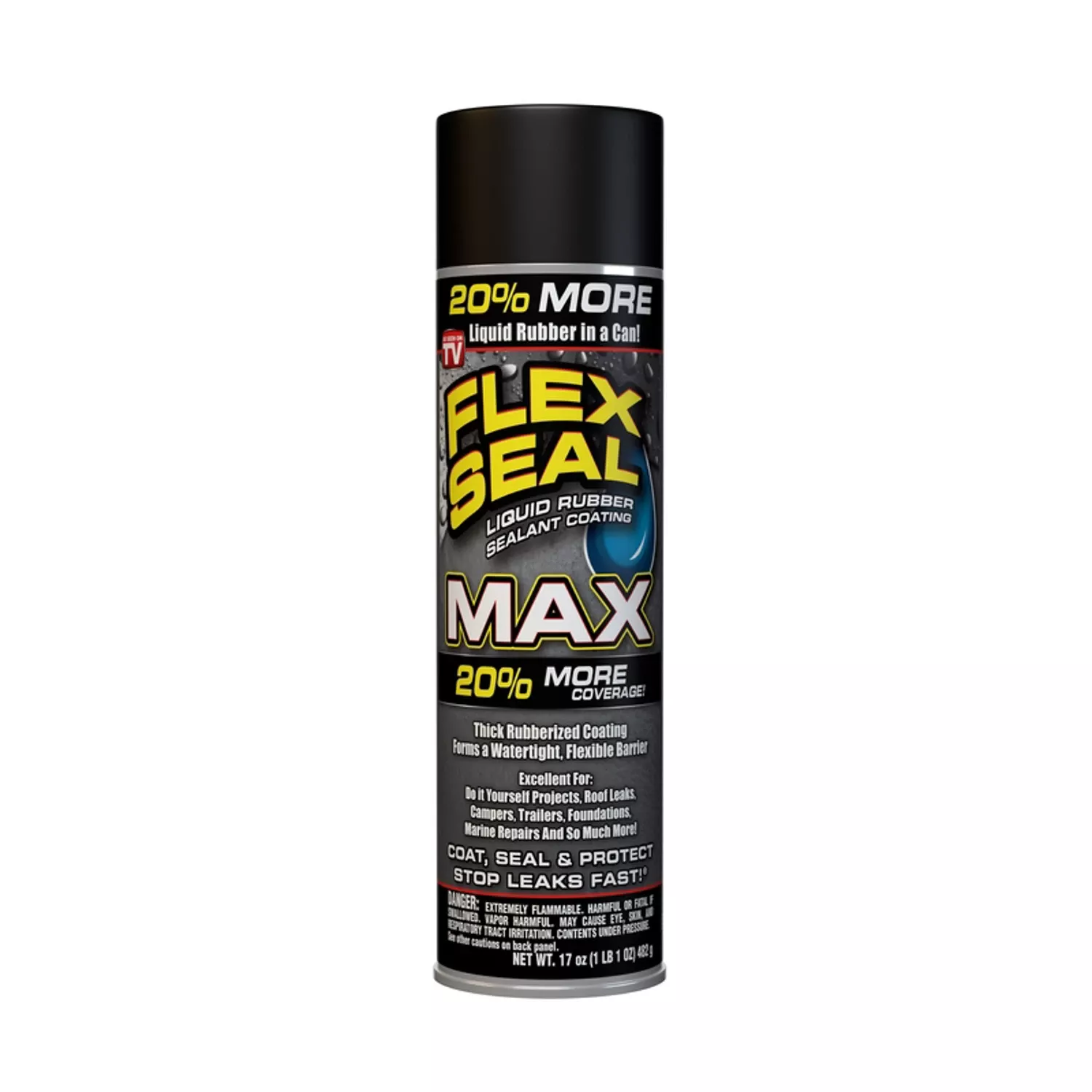 Flex Seal Max, Black, 17 Oz.