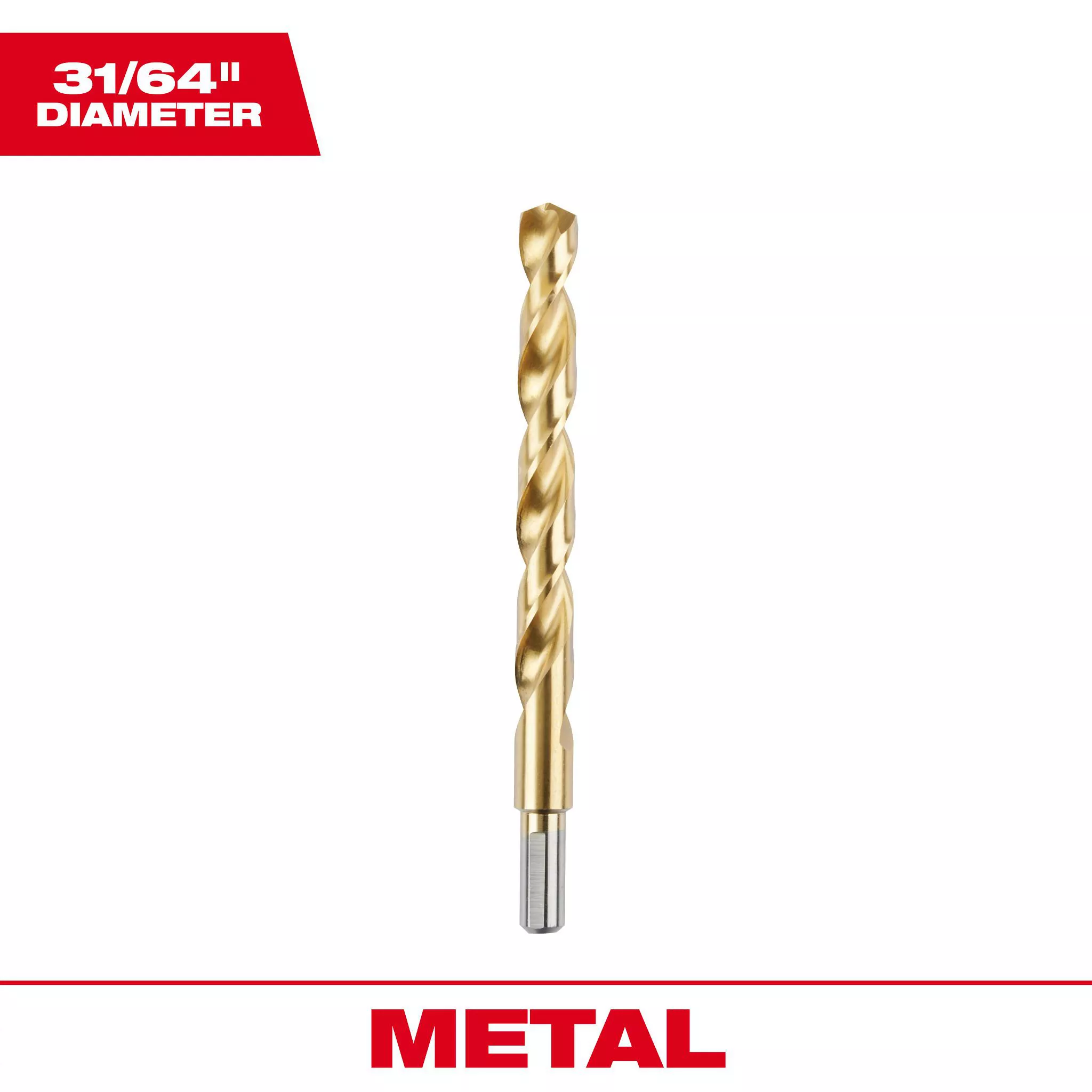 MILWAUKEE 48-89-2228 Bit THUNDERBOLT drill titanium coated 31/64"
