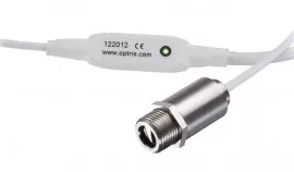 Optris CS Micro LT15 Infrared Thermometer Kit, 0 to 5/10 V, 0.3"